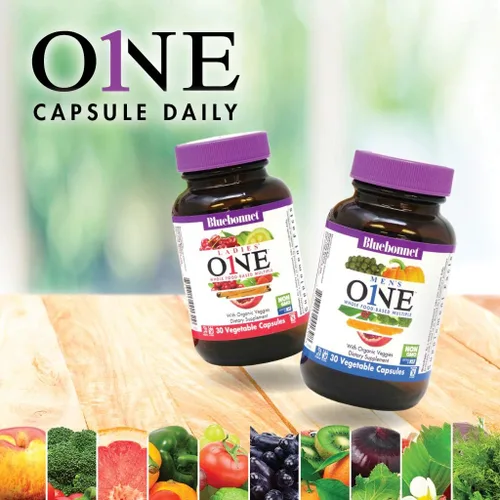 Vista 5 de Bluebonnet Nutrition One for Men Whole Food-Based Multiple, nutrición diaria*, sin OMG, apto para vegetarianos, kosher, sin gluten, sin soja, sin