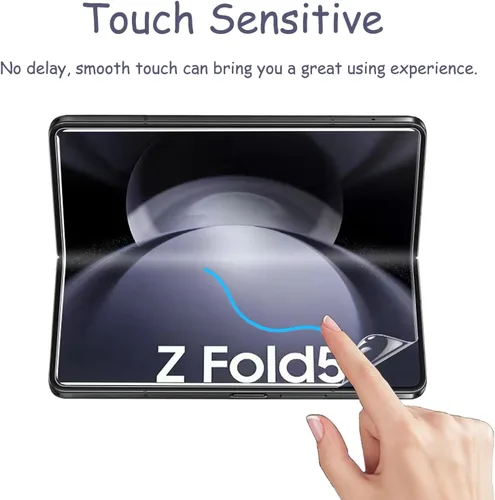Vista 5 de Protector de pantalla para Samsung Galaxy Z Fold 5 [no de vidrio], película protectora de pantalla interior flexible transparente de TPU