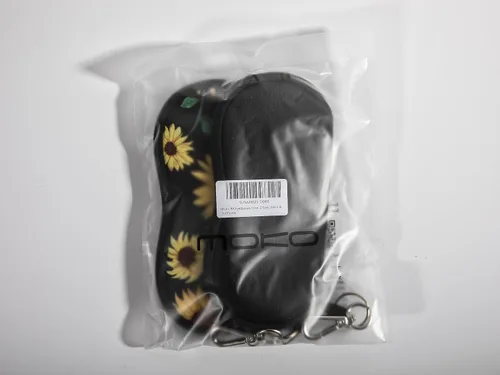 Vista 10 de MoKo Estuche suave para lentes de sol, paquete de 2, estuche de neopreno portátil ultraligero con cremallera para gafas, caja de seguridad