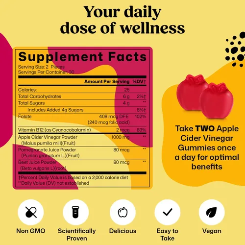 Vista 8 de ColonBroom Suplemento en polvo prémium (fresa, 50 porciones) + gomitas de vinagre de sidra de manzana para mujeres, apoya la composición corporal