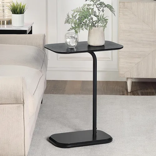 Vista 2 de Convenience Concepts Oslo C Mesa auxiliar, negro/negro