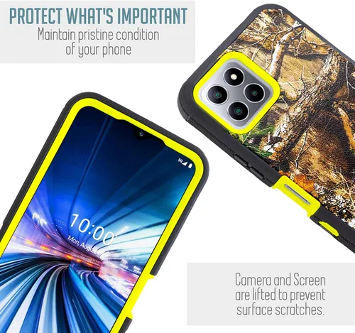 Vista 6 de Customerfirst for for Boost Mobile Celero 5G+ Plus 2023, funda resistente a prueba de golpes con funda de clip para cinturón con protector