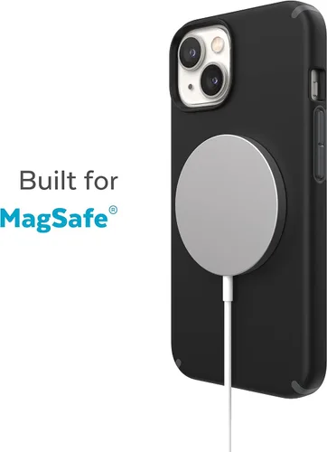 Vista 3 de Funda Speck MagSafe para iPhone 15 Plus - Protección contra caídas y de cámara, agarre seguro de tacto suave, compatible con carga inalámbrica, se