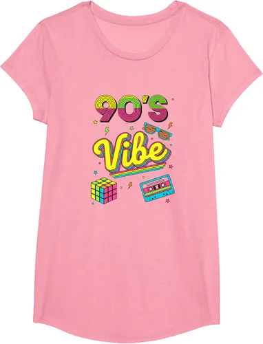 Vista 98 de 90s Nostalgia Retro Apparel - 90'S Vibe Retro T-Shirt Negro