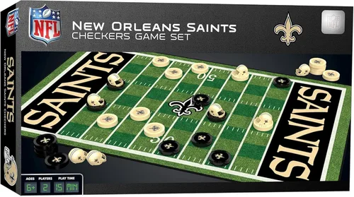 Vista 20 de MasterPieces NFL Los Angeles Rams Juego de mesa de damas, 13 x 21 pulgadas