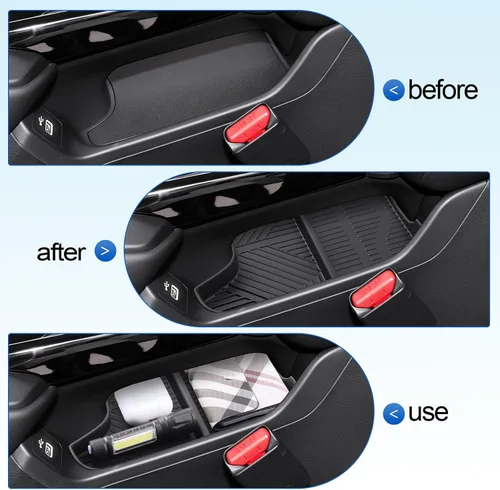 Vista 9 de SHAOHAO 2 unidades para Honda HR-V 2026 2027 Organizador de consola central y organizador inferior para Honda HR-V HRV 2023 2024 2025 2026 2027
