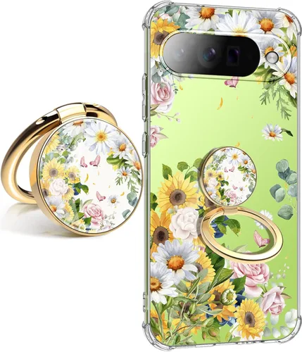 Vista 15 de for Google Pixel 7 Case，Google 7 Phone Case，for Girls Women Cover Design Dual Layer Slim Fit Drop Proof Impact Resistant Shockproof Clear Case