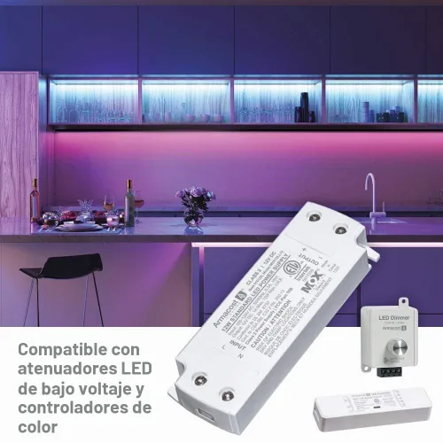 Vista 3 de Armacost Lighting 810120 Fuente de alimentación LED de 12 voltios, color blanco