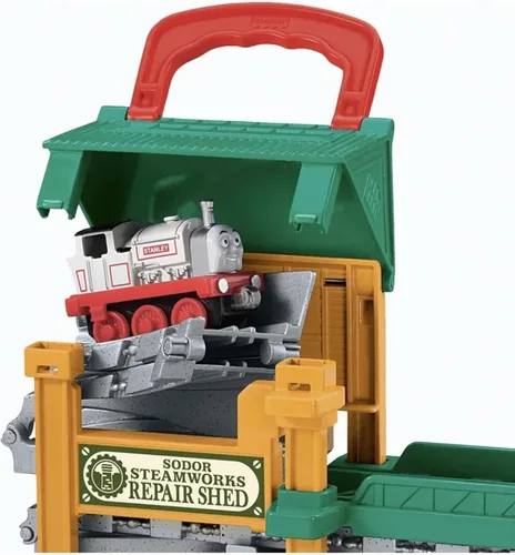 Vista 6 de Thomas The Train: Cobertizo de reparación Take-n-Play Sodor Steamworks