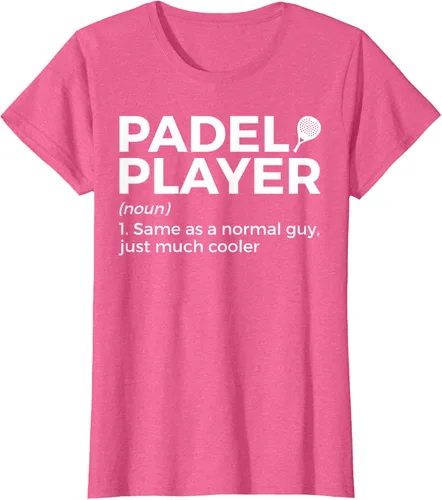 Vista 64 de Camiseta de Padel Player Definition Padel Tenis, Negro
