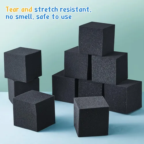 Vista 7 de Yaomiao Bloques grandes de espuma para hoyos de 8 x 8 x 8 pulgadas, cubos de espuma para gimnasio, bloques de acolchado para gimnasia, campos