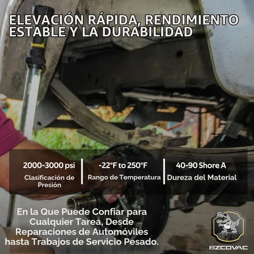 Vista 5 de Kit maestro de reparación para gato hidráulico de botella de 20/22 toneladas, kit de sellos para gato de botella neumático y manual
