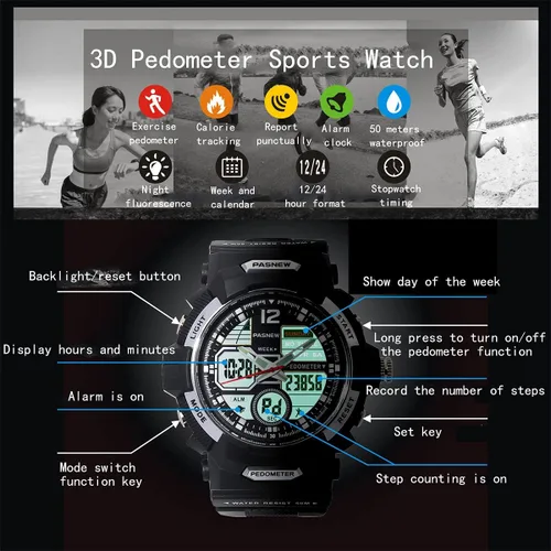 Vista 2 de PASNEW Relojes