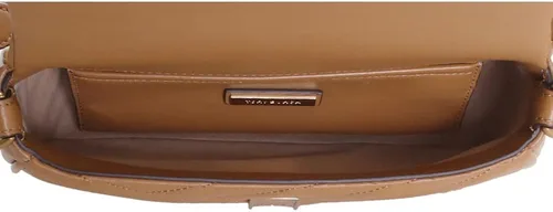 Vista 4 de Tory Burch Bolso de hombro con borla Kira Chevron marrón almendra polvoriento para mujer