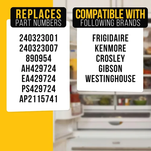 Vista 7 de 240323001 Frigidaire Puerta Contenedor Refrigerador Repuestos Parte Kenmore Electrolux FFHS2611PFEA FFSS2614QS6A FFHS2622MSF FFSS2614QS4A