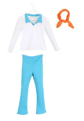 Vista 4 de Disfraz de Fred de Scooby Doo para Niños Multicolor