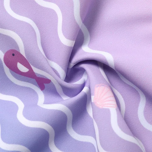 Vista 6 de Peppa Traje de baño de sirena de océano para bebé niña pequeña