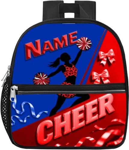 Vista 7 de Mochila transparente personalizada para niñas, mochila escolar de porristas de 12 x 6 x 12 pulgadas para mujeres, niños, adolescentes