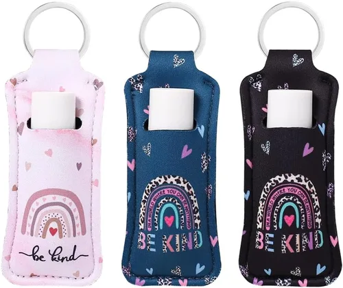 Vista 39 de COOKOOKY Chapstick - Llavero con clip para bálsamo labial