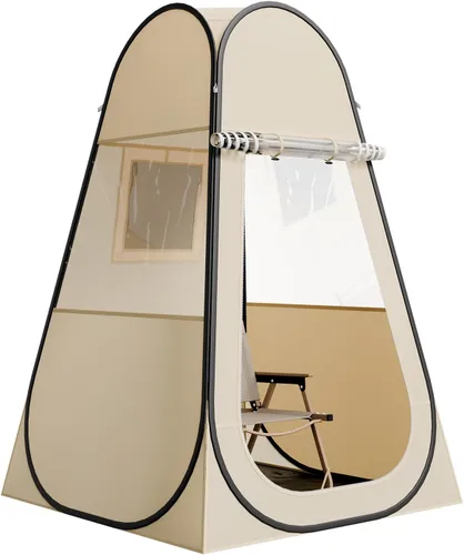 Vista 9 de VEVOR Pop up Sports Tent, 8 Sizes Optional Clear Bubble Tent for 1-6 Person, Waterproof Outdoor Pod with Floor Mat & Top Cover, Garden Igloo Dome
