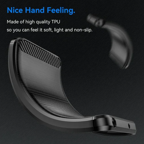 Vista 4 de Osophter Funda para Motorola Edge 2022 con 2 protectores de pantalla para Moto Edge 2022 (negro)