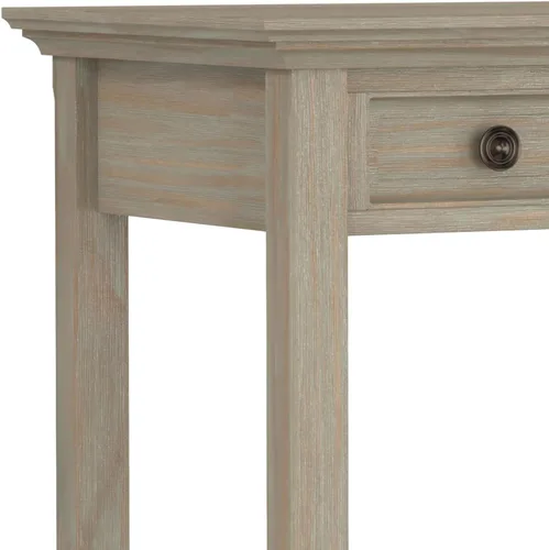 Vista 8 de SIMPLIHOME Amherst - Juego de 2 piezas para oficina en casa, escritorio de madera maciza de 54 pulgadas Distressed Grey
