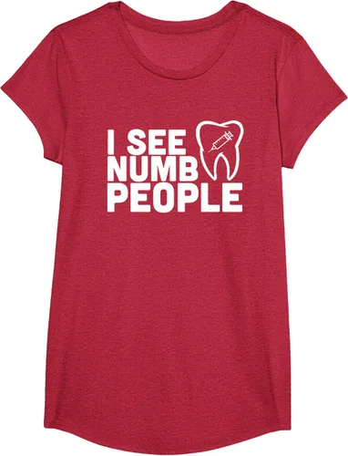 Vista 44 de I see Numb People - Camiseta de regalo para dentista dental, Negro, S
