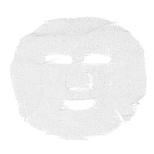 Vista 8 de ZJchao Máscaras faciales de gasa, máscara facial desechable de absorción de agua, mascarilla facial de alta permeabilidad, gasa precortada, hoja