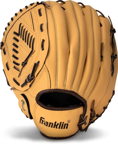 Vista 52 de Franklin Sports Field Master Baseball + Softball Glove - Field Master Adult + Youth Baseball + Softball Mitt - Men's + Women's Gloves - Right Hand