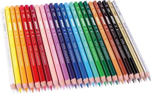 Vista 3 de Jolly Supersticks - Lápices de acuarela europeos de alta calidad con estuche de transporte de lata; juego de 24 Agua