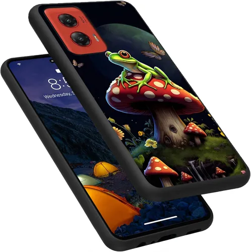 Vista 196 de Funda para Motorola Moto G Play 4G 2024, delgada y ligera, de silicona de TPU suave, color negro, ultrafina, para Motorola Moto G Play 4G 2024, Art