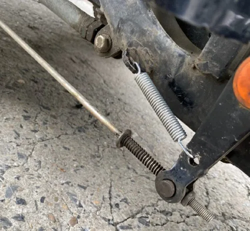 Vista 7 de 10 resortes de tensión extendidos de 1 pulgada, diámetro de alambre de 0.02