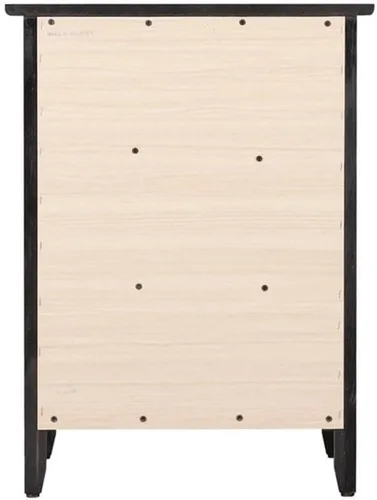 Vista 5 de Glory Furniture Daniel - Mesita de noche con 3 cajones, color negro