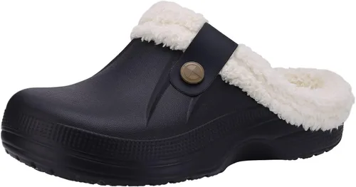 Vista 7 de Beslip - Zuecos clásicos forrados de piel, impermeables, para invierno, para mujeres y hombres, para interiores y exteriores