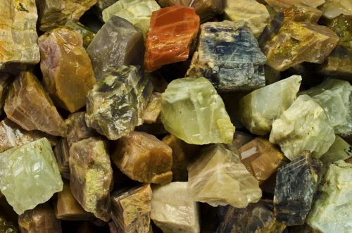Vista 45 de Fantasia Materiales: 1 lb Ágata Gris Piedras en bruto de la India