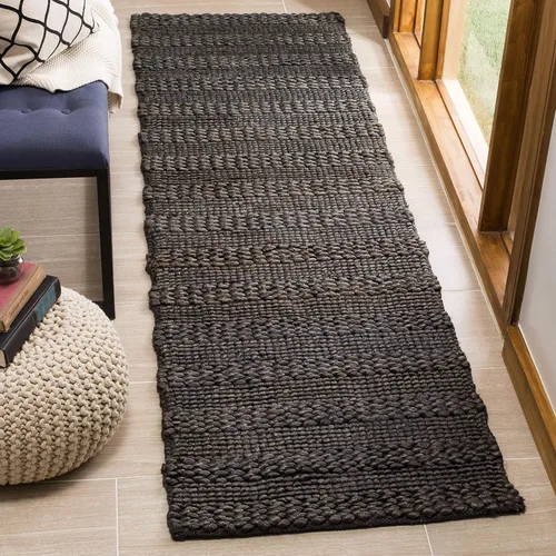 Vista 17 de SAFAVIEH Natural Fiber Collection - Alfombra decorativa de 2 x 3 pies, color lejía, yute hecho a mano, diseño trenzado tejido, ideal para entrada