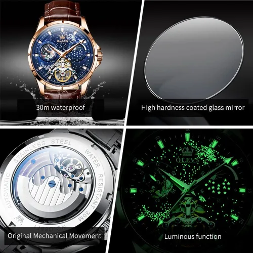 Vista 6 de OLEVS Reloj para hombre