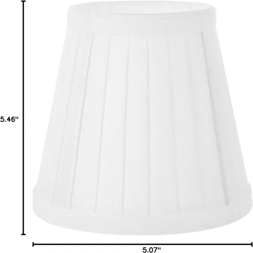 Vista 10 de OSALADI Pantalla de lámpara colgante, pantalla de tela, 1 unidad, pantalla decorativa, exquisita, clip en tela, lámpara de mesa, accesorio de luz