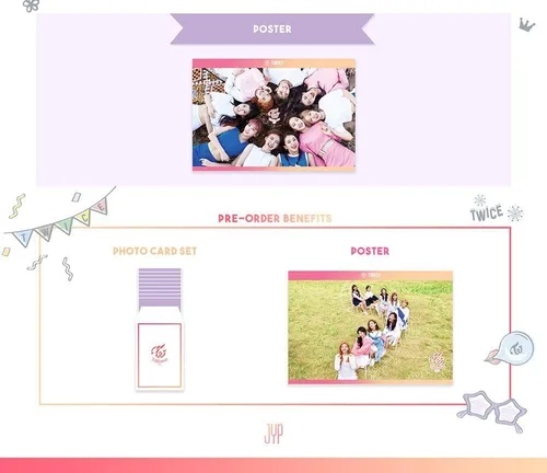 Vista 5 de jyp Entertainment doble 3rd álbum mini B Ver CD con imited 9 photocards y plegado Póster +