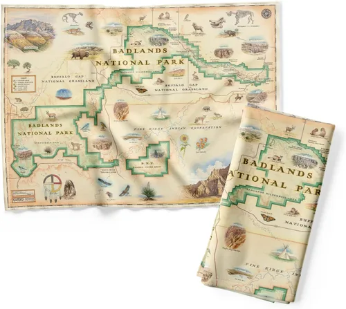 Vista 20 de Xplorer Maps 1000 Islands Map - Toalla decorativa de harina para cocina, 100% algodón, 18 x 24 pulgadas