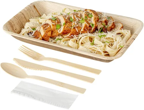 Vista 16 de Restaurantware Bambuddha - Cuchillos de madera de 7 pulgadas, 100 cuchillos de bambú desechables, acabado suave y duradero, cubiertos sostenibles