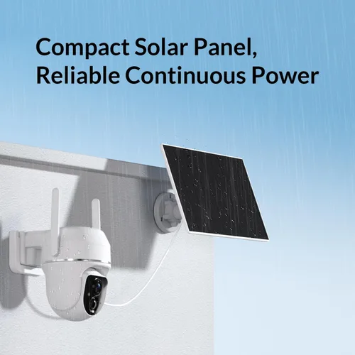 Vista 3 de Vicohome - Cámara de seguridad para exteriores, 2K solar inalámbrica 355°