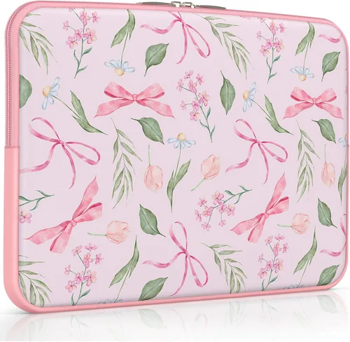 Vista 12 de iCasso - Funda para MacBook Air de 13 a 13.6 pulgadas, M5-M1, color marrón Rompecabezas marrón