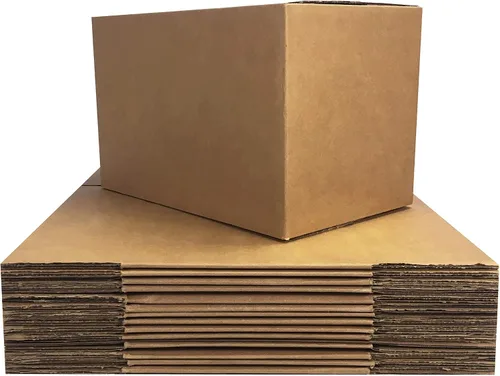 Vista 3 de Amazon Basics Cajas de cartón para mudanzas, paquete de 15, pequeñas, marrones, 16 x 10 x 10 pulgadas Para embalaje y envío