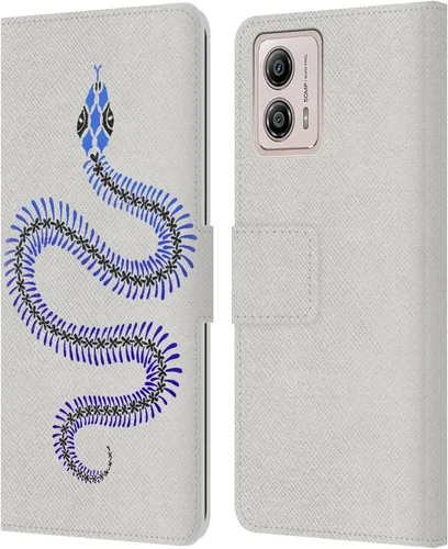 Vista 10 de Head Case Designs Officially Licensed Cat Coquillette Alpacas Animals Leather Book Wallet Case Cover Compatible with Motorola Moto G53 5G