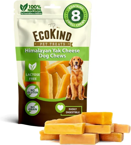 Vista 17 de EcoKind Premium Gold Yak Cheese - Masticables para perros del Himalaya, golosinas saludables para perros pequeños, con alto contenido de proteínas