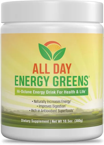 Vista 6 de IVL - Todo el día Energy Greens - Suplemento en polvo mezcla de bebidas, superalimento en polvo de verduras - Mezcla de verduras para una nutrición