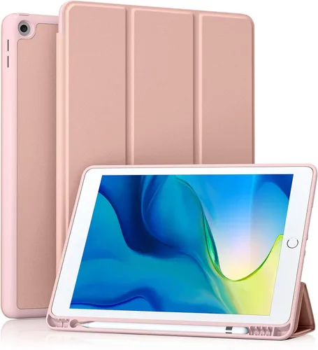 Vista 29 de Akkerds - Funda Compatible con iPad de 10.2 Pulgadas 2021/2020/2019, para iPad de 9ª/8ª/7ª Generación con Soporte para Lápiz, Funda Protectora