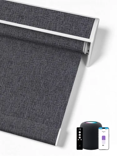 Vista 31 de SmartWings Persianas Enrollables Inteligentes Motorizadas con Filtro de Luz, Persianas Eléctricas con Control Remoto para Ventanas Compatibles