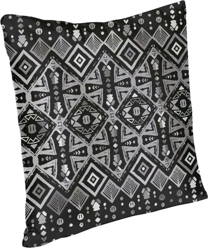 Vista 2 de ASYG Funda de cojín africana de 18 x 18 pulgadas, diseño de doble cara